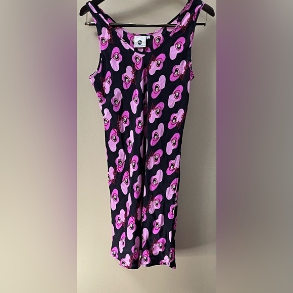 Universal Women VTG 90’s Betty Boop Printed Silk Slip Dress Nightgown Size Med - Picture 1 of 4